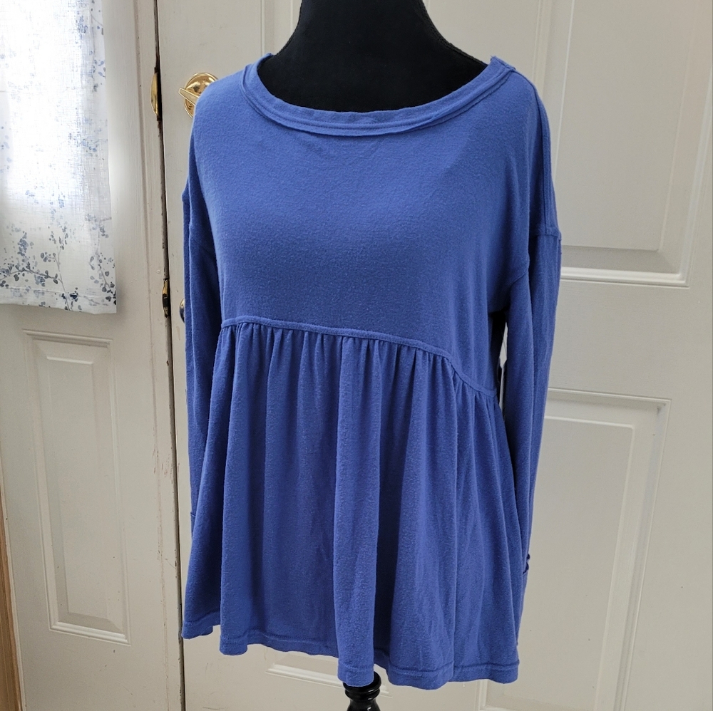 NWT Free People blue ladies top